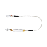 Amortiguador con Cable de Protección de Nylon y 2 Ganchos de Seguro Doble.