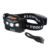 Lámpara Luz LED Frontal Recargable de 400 Lúmenes, Apagado Automático, con Correa de Tela, Adaptable y Ajustable a Gorros, Cascos, Cachuchas o directo a Frente Humana (Tipo Minero)