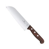 Cuchillo Santoku Wood de 17 cm, Filo con Corte Recto, Estilo Japonés
