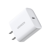 Cargador USB-C de 20W | 1 USB-C de Carga Rápida | QC4.0+ | PD3.0 | PPS | BC1.2| Carga Inteligente | Chip PWM | Múltiple Protección | Mayor Eficiencia Energética | Tamaño Compacto | Carcasa Ignifuga | Color Blanco.