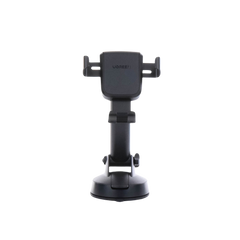 Soporte de Celular para Automóvil con Ventosa / Diseño de Sujecion en Triangulo / Ajustable 270° / Rotable / Estirable / Amplia Compatibilidad con dispositivos de 4'' a 7'' / Color Negro