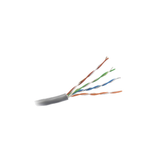 Bobina de Cable de 305 Metros UTP Cat5e / Color Gris / UL, CM, Probado a 350 Mhz / Para Aplicaciones de CCTV, Redes de Datos, IP megapixel, Control RS485
