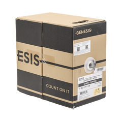 Bobina de Cable de 305 Metros UTP Cat5e / Color Gris / UL, CM, Probado a 350 Mhz / Para Aplicaciones de CCTV, Redes de Datos, IP megapixel, Control RS485