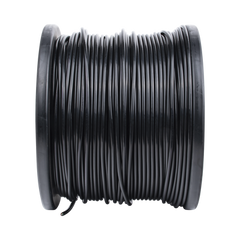 Bobina de 1000 ft ( 305 m ) Cat5e con gel para exterior, color Negro, para aplicaciones en sistemas de redes de datos y cableado estructurado.Uso intemperie.