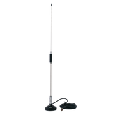 Antena Móvil para Rango de Frecuencia de Banda Civil (CB) 26.960 - 27.400 MHz.