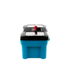 Caja de herramientas de 24" con doble cerradura de metal (60 x 25 x 30 cm)