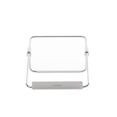 Soporte para Laptop / Plegable / Ajustable de 87 a 131 mm / Amplia compatibilidad 11''-16'' / Capacidad de carga 20 KG / Antideslizante / Ultra Ligero / Metal / ABS / Silicona / Color Plata