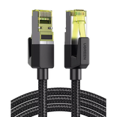 Cable Ethernet Cat7 CLASS F/FTP Redondo con Malla de Nylon 2 Metros (6.56 Pies)