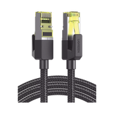 Cable Ethernet Cat7 CLASSâ… F/FTP Redondo con Malla de Nylon 3 Metros