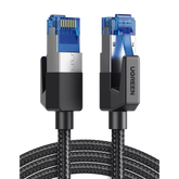 Cable Ethernet Cat8 CLASS F/FTP Redondo con Malla de Nylon 1 Metro (3.28 Pies)