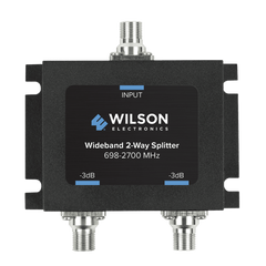 Divisor de Potencia Coaxial 2 Vías / 698-2700 MHz / 75 Ohm / Pérdida por División 3 dB / Aislamiento ≥20 dB / Conector F-hembra / Diseño Microstrip