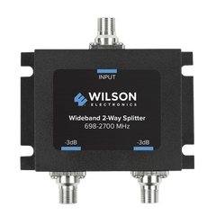 Divisor de Potencia Coaxial 2 Vías / 698-2700 MHz / 75 Ohm / Pérdida por División 3 dB / Aislamiento ≥20 dB / Conector F-hembra / Diseño Microstrip