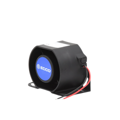 Alarma de reversa vehicular con montaje para superficies, 12-36 Vcc, 112 dBA