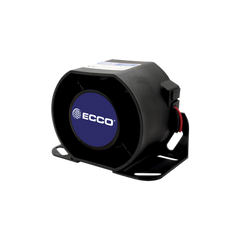 Alarma de reversa vehicular con montaje para superficies, 12-36 Vcc, 112 dBA