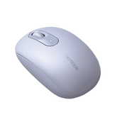 Mouse Inalámbrico 2.4G 800/1200/1600/2400 DPI | Función de 3 botones | Alcance 10m | Silencioso | Ergonómico | Anti-caída y Anti-interferencias | Batería Alcalina AA incluida | Color Dusty Blue.