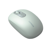 Mouse Inalámbrico 2.4G 800/1200/1600/2400 DPI | Función de 3 botones | Alcance 10m | Silencioso | Ergonómico | Anti-caída y Anti-interferencias | Batería Alcalina AA incluida | Color Green.