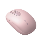 Mouse Inalámbrico 2.4G 800/1200/1600/2400 DPI | Función de 3 botones | Alcance 10m | Silencioso | Ergonómico | Anti-caída y Anti-interferencias | Batería Alcalina AA incluida | Color Dusty Pink.
