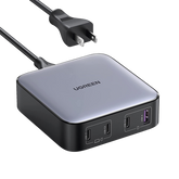 Cargador de Escritorio de 100W | 4 Puertos de Carga Rápida | 3 USB-C | 1 USB-A | Tecnología GaN II +SIC | Power Delivery 3.0 | Quick Charge 4.0 | Chip Confiable y Carga Inteligente | Optimiza la Experiencia de Carga