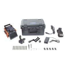 Fusionadora de Fibra Óptica de Alineación Activa por Revestimiento con 4 Motores con Perdida Típica (SM); 0.02 dB (MM); 0.04 dB) con Pantalla Touch / Capacitación básica virtual gratuita