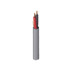 Bobina de 305 metros de cable / 2 x 16 AWG / Color Gris / Para aplicaciones multi propósito, seguridad, control de acceso, audio.