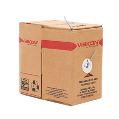 Bobina de 305 Metros (1000 Pies) / Cable de Cobre / 4 X 18 AWG / Tipo Alarmas UL / Para Interior / Color Gris / Para Aplicaciones de Alarmas de Intrusión / Interfonos / TV Porteros / y Multi-Propósito / Hecho en México