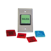 Botón de Salida / MÚLTIPLES Placas/ Luz LED /2 Años Garantia