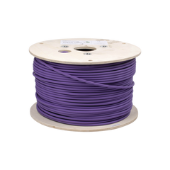 Bobina de Cable Blindado F/UTP de 4 Pares, Z-MAX, Cat6A, Soporte de Aplicaciones 10GBase-T, LS0H (Libre de Gases Toxicos), Color Violeta, 305m