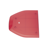 Domo lateral de reemplazo para barra de luces SP216 de la Marca SignalPro, Color Rojo