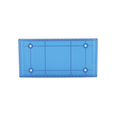 Domo Central Pequeño de reemplazo para barra de luces SP216 de la marca SignalPro, Color Azul