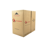 Bobina de Cable UTP de 4 Pares, Cat5e, PVC (CM), Color Gris, 24 AWG, 305 Metros (1000 Pies)