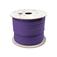Bobina de Cable U/UTP de 4 pares, Z-MAX, Cat6A, Soporte de Aplicaciones 10GBase-T, LS0H, Color Violeta, 305m