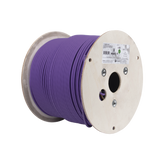 Bobina de Cable U/UTP de 4 Pares, Z-MAX, Cat6A, Soporte de Aplicaciones 10GBase-T, LS0H, Color Violeta, 305 Metros (1000 Pies)
