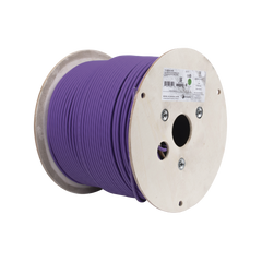 Bobina de Cable U/UTP de 4 Pares, Z-MAX, Cat6A, Soporte de Aplicaciones 10GBase-T, LS0H, Color Violeta, 305 Metros (1000 Pies)