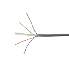 Bobina de Cable UTP Reelex, de 4 pares, Desempeño Cat6, PVC (CM), Color Gris, 24 AWG, 305m