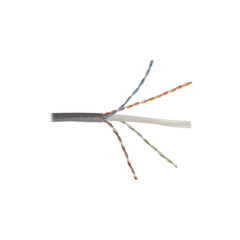 Bobina de Cable UTP Reelex, de 4 pares, Alto Desempeño Cat6, PVC (CM), Color Gris, 23 AWG, 305m