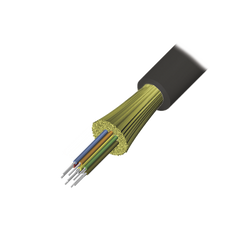 Cable de Fibra Óptica de 6 hilos, Interior/Exterior, Loose Tube, No Conductiva (Dieléctrica), LS0H, Monomodo OS1/OS2 9/125, 1 Metro