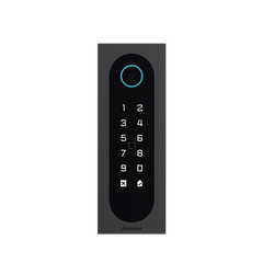 Control de Acceso Slim Akuvox A08S / Aluminio y Vidrio Templado / IP65 & IK09 / Capacidad para 20,000 Tarjetas / Métodos de Acceso Multi (QR, Bluetooth, PIN, RFID) / Soporta Wiegand / 1 Salida de Relay