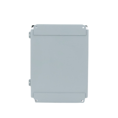 Gabinete de Bisagra Continua NEMA 12; IP66 de Uso en Intemperie, 305 x 254 x 203 mm, De Acero, Color Gris