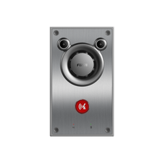 Intercomunicador IP de Emergencia / Altavoz 10W / 2 Líneas SIP / IP66 e IK10 Anti-vandálico / PoE 802.3af / Doble Micrófono con Reducción de Ruido / -40°C a 70°C