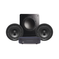 KIT Amplificador VSSL A1X | 2 Bocinas de Techo TruAudio PP8 | Subwoofer SS10