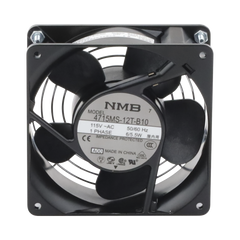Ventilador Axial Compacto, de 4 Pulgadas, 49 CFM, 115 Vca, De Acero, Color Negro