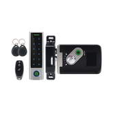 Kit de Cerradura Inteligente / Incluye Teclado y Control Remoto / Soporta Huella, Tarjeta y Contraseña / Teclado Metálico IP65