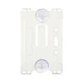 Porta tarjeta de plastico ABS / Transparente / Compatible con tarjetas ACCESSCARDEPC / PROCARDX o Formato CR80