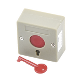 Botón de Pánico a Prueba de Fuego / Restablecimiento con Llave / Tamaño Compacto para Fácil Instalación