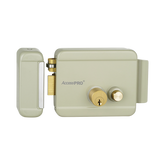 Cerradura Eléctrica con Botón de Salida / Incluye Llave / Exterior / Izquierda