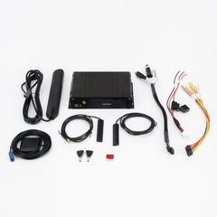 DVR Móvil 2 Megapixel (1080p) / 4 Canales TURBOHD / Tecnología IA Integrada / Soporta 4G / WiFi / GPS / Sensor G / Soporta 2 Memorias SD (512 GB) / Alarmas I/O