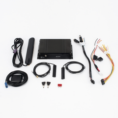 DVR Móvil 2 Megapixel (1080p) / 4 Canales TURBOHD / Tecnología IA Integrada / Soporta 4G / WiFi / GPS / Sensor G / Soporta 2 Memorias SD (512 GB ) / Alarmas I/O
