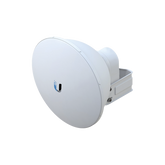 Antena Direccional airFiber X, ideal para enlaces Punto a Punto (PtP), frecuencia 5 GHz (5.1 - 5.9 GHz) de 23 dBi slant 45