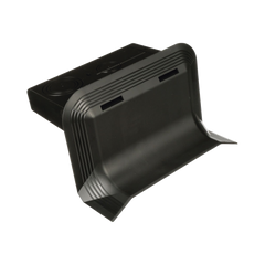 Accesorio de Conexión a Pared, Para Uso con Canaleta de Piso AFR4BCBL6, Material PVC Rígido, Color Negro