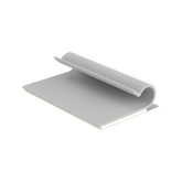 Clip Adhesivo Tipo J, Para Cables de Hasta 6.4 mm de Diametro, Uso Interior, Color Gris, Paquete de 100pz